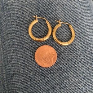 14k gold hoops